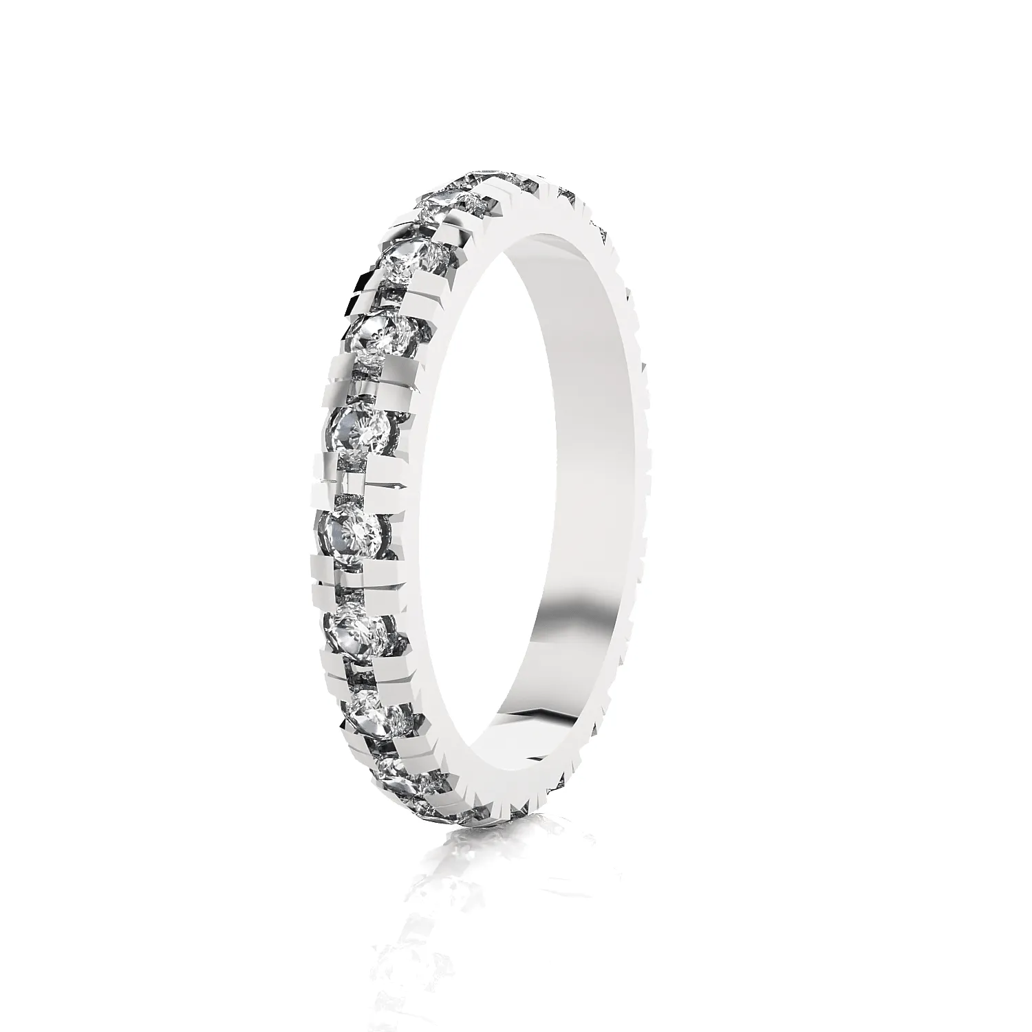 1 ctw Round Lab Grown Diamond Eternity Band