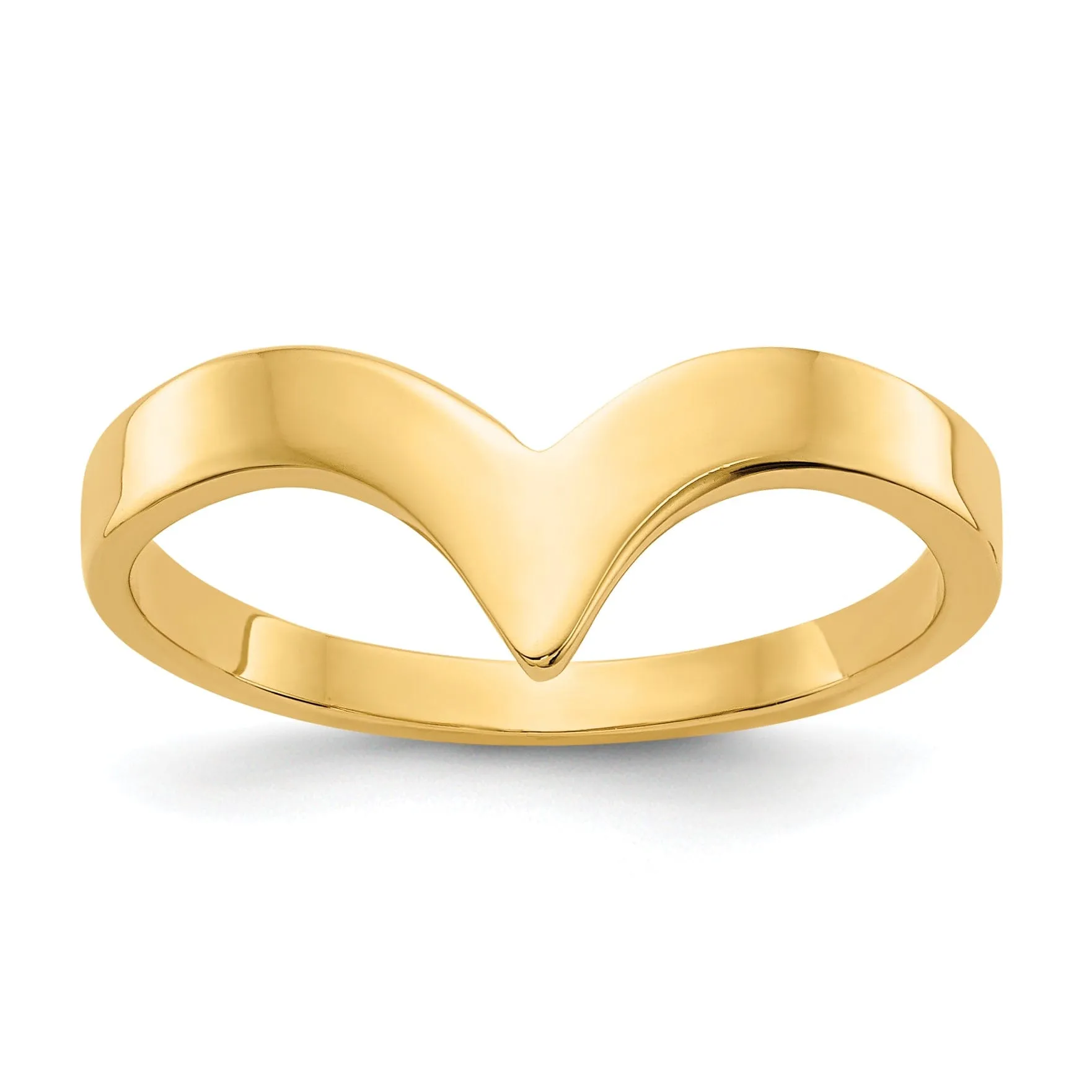 14k Yellow Gold Polished Fancy Ring