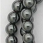 4mm Hematite Replacement Captive Bead Ball For Captive Rings- Strand of 100