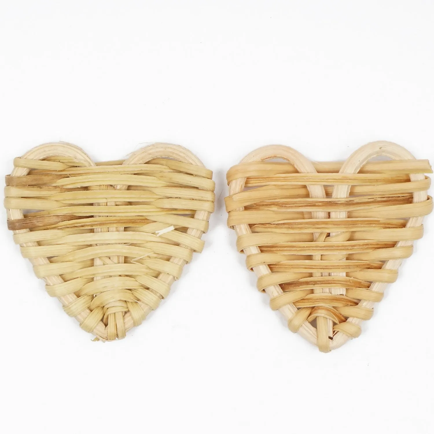 6pcs Natural Rattan Earring Pendant Geometric Shape Wooden Straw Charms Handwoven Findings Jewelry Making 103942