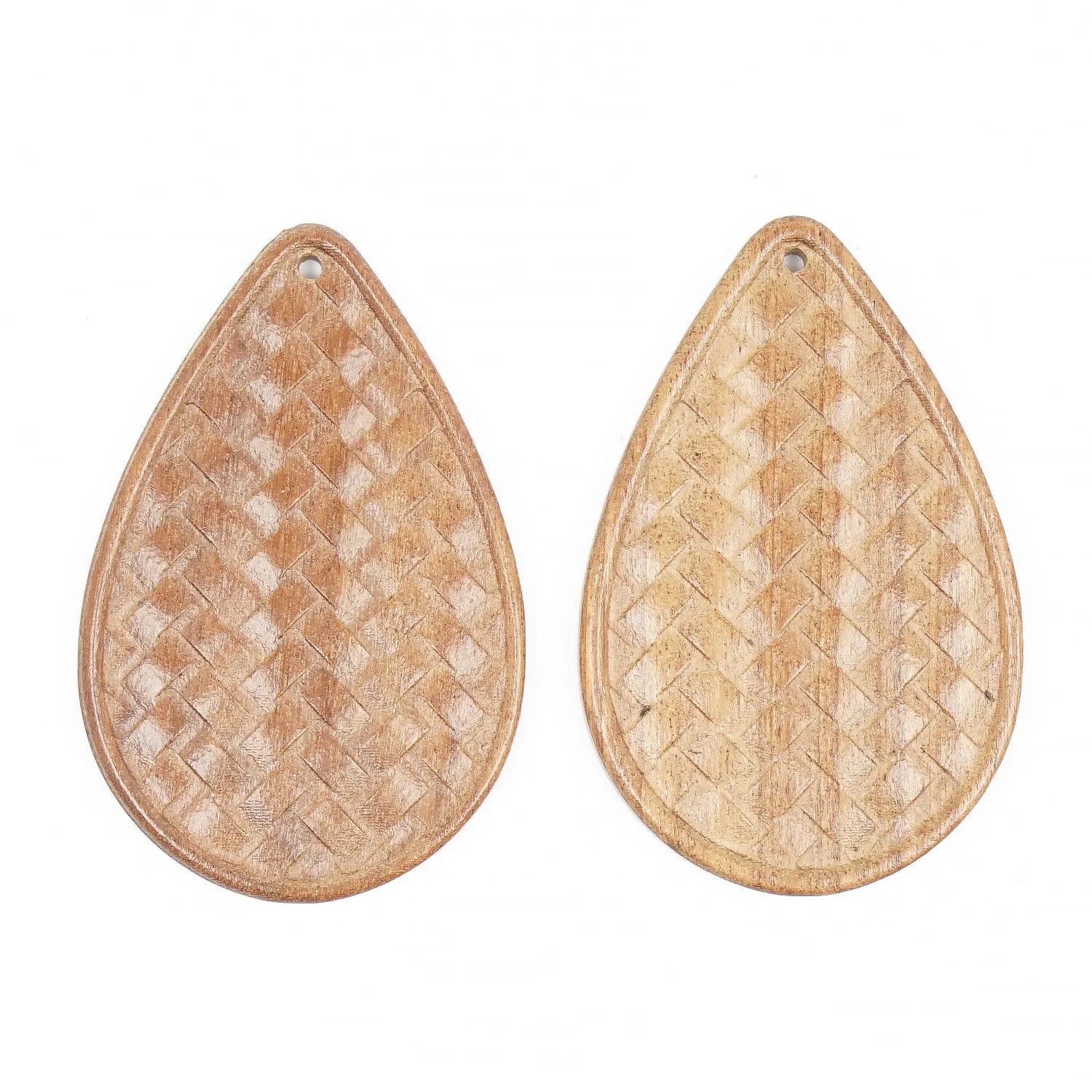 6PCS Wood Cutout Earring Pendant Geometric Shape Earring Pendant Wooden Charms Jewelry Making 103941