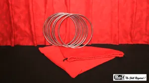 8 inch  Linking Rings Stainless Steel (7 Rings) by Mr. Magic