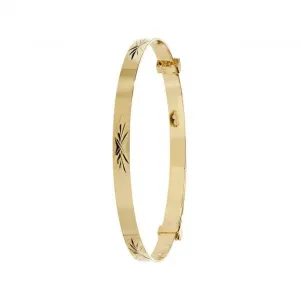 9CT Yellow Gold Babies Expanding Bangle BN131