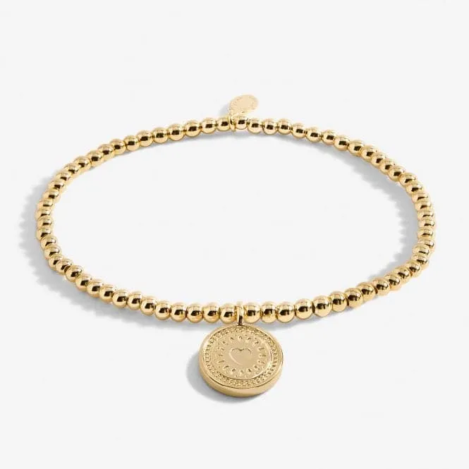 A Little 60th Birthday Gold Plated 17.5cm Stretch Bracelet 6992