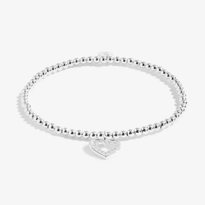 A Little Be Your Own Kind Of Beautiful Silver 17.5cm Stretch Bracelet 5225