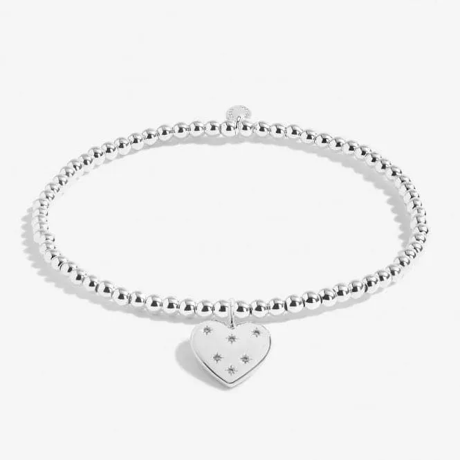 A Little thank You Midwife Silver Plated 17.5cm Stretch Bracelet 7004