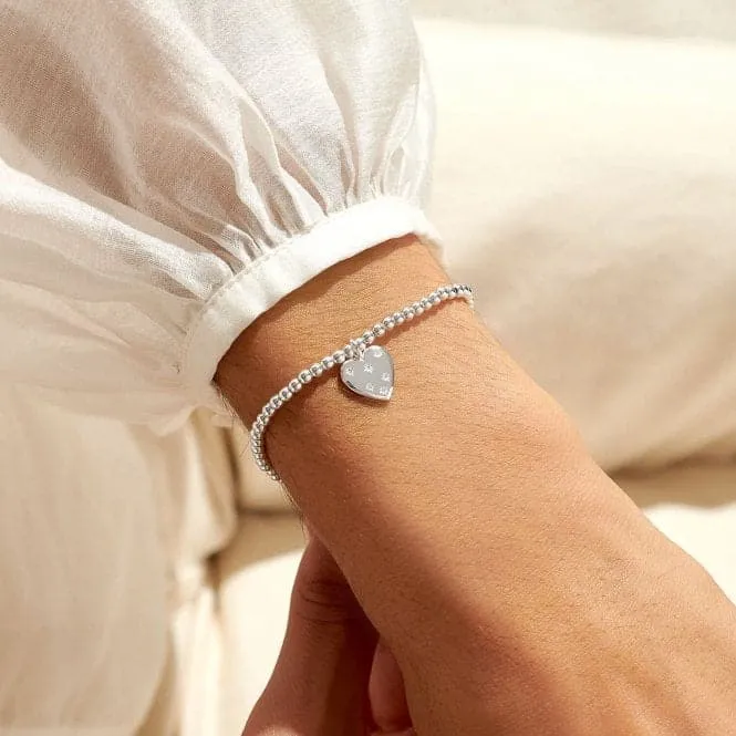 A Little thank You Midwife Silver Plated 17.5cm Stretch Bracelet 7004