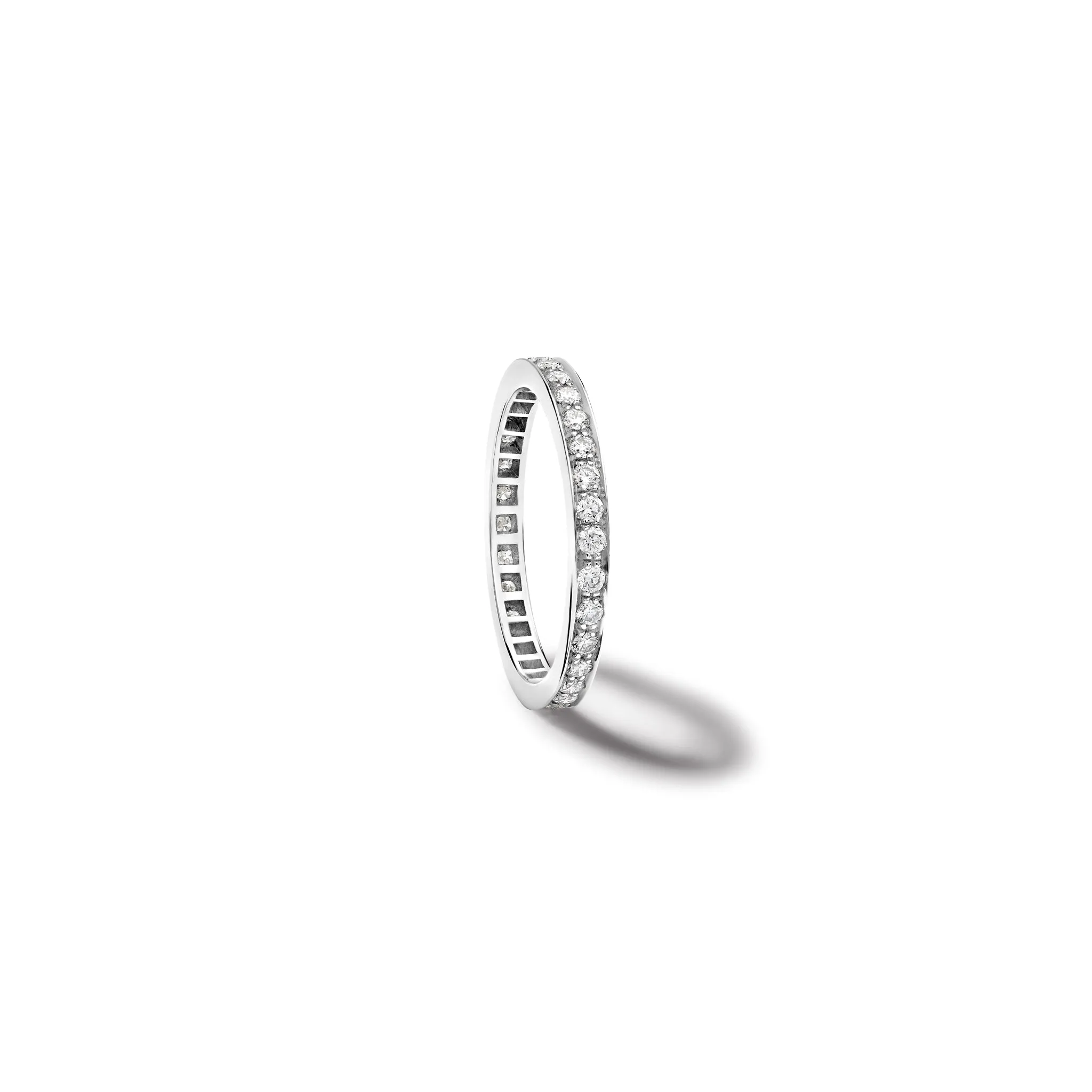 Aeternitas Etoile Eternity Ring 18ct White Gold - Diamond