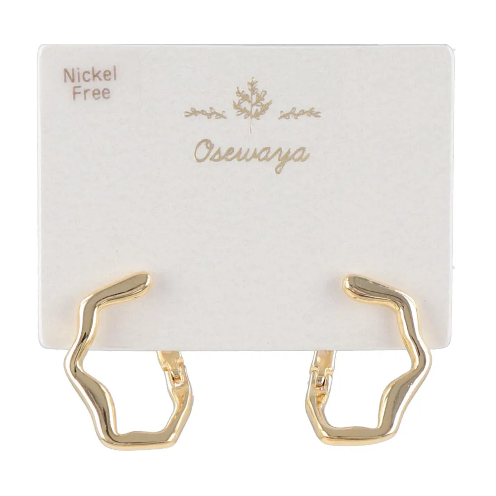 Angular Hoop Earrings