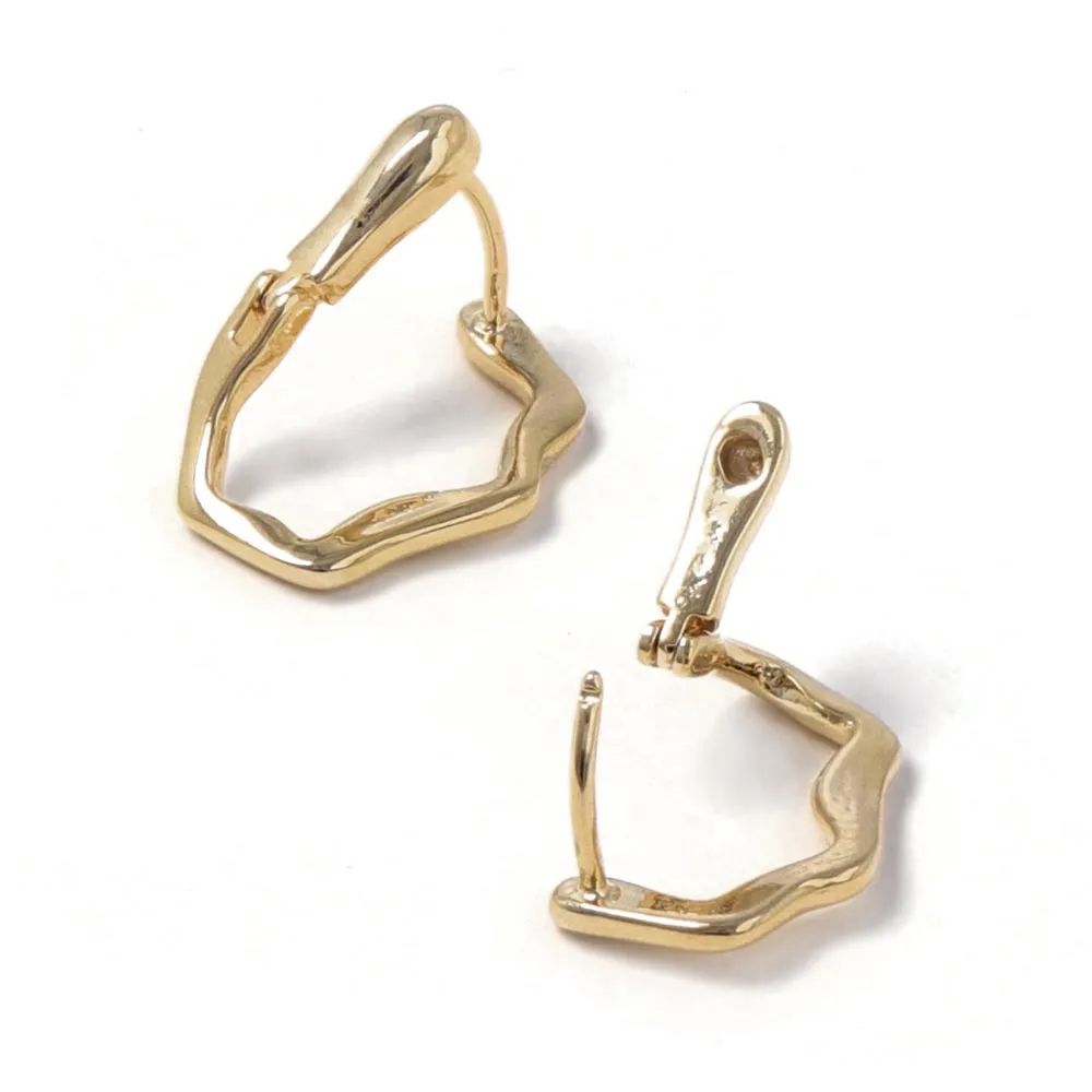 Angular Hoop Earrings