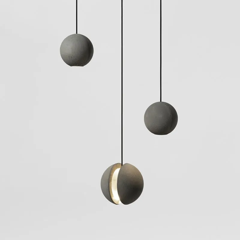 BENTU Moon Concrete Suspended Pendant