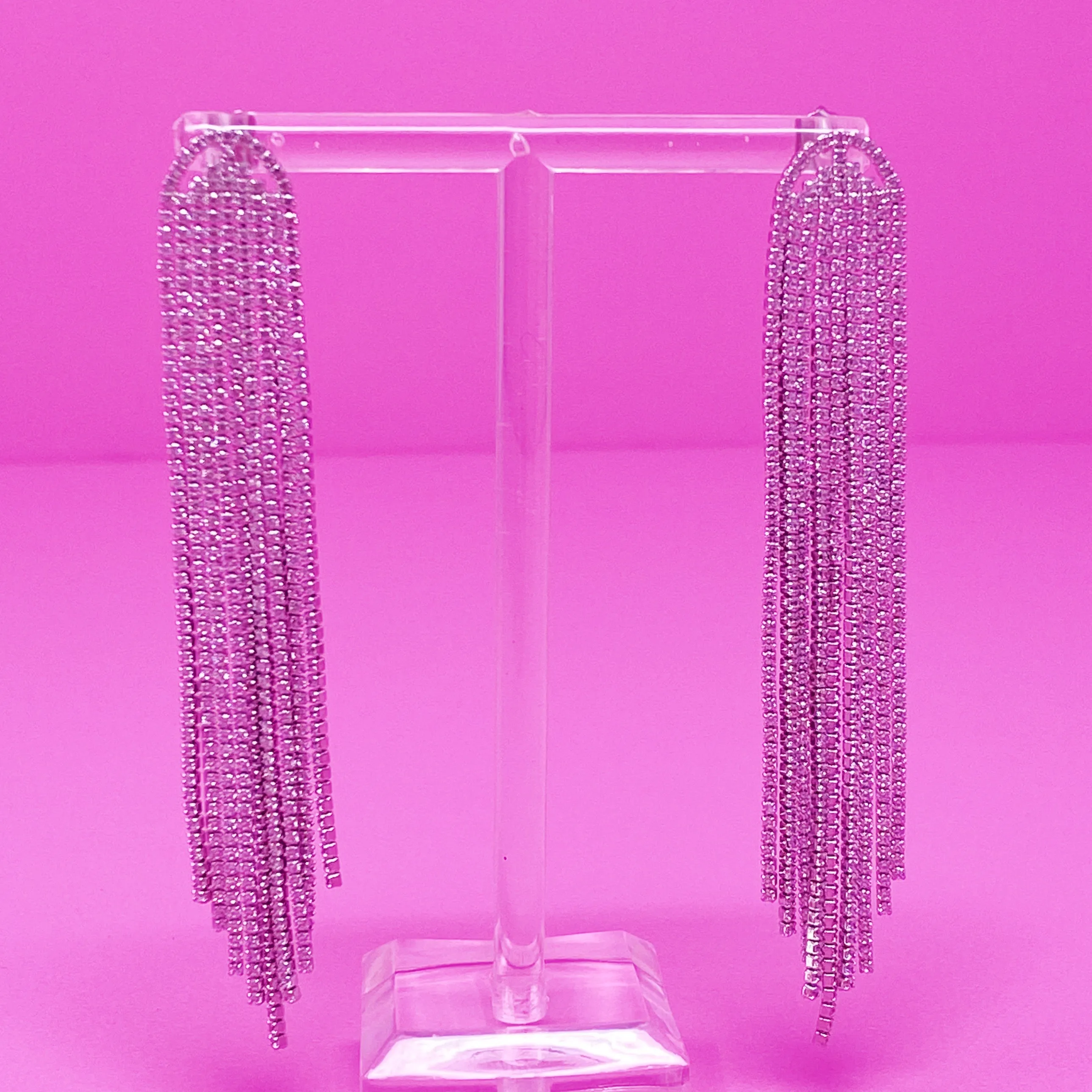 Blind Me Long Shine Earrings