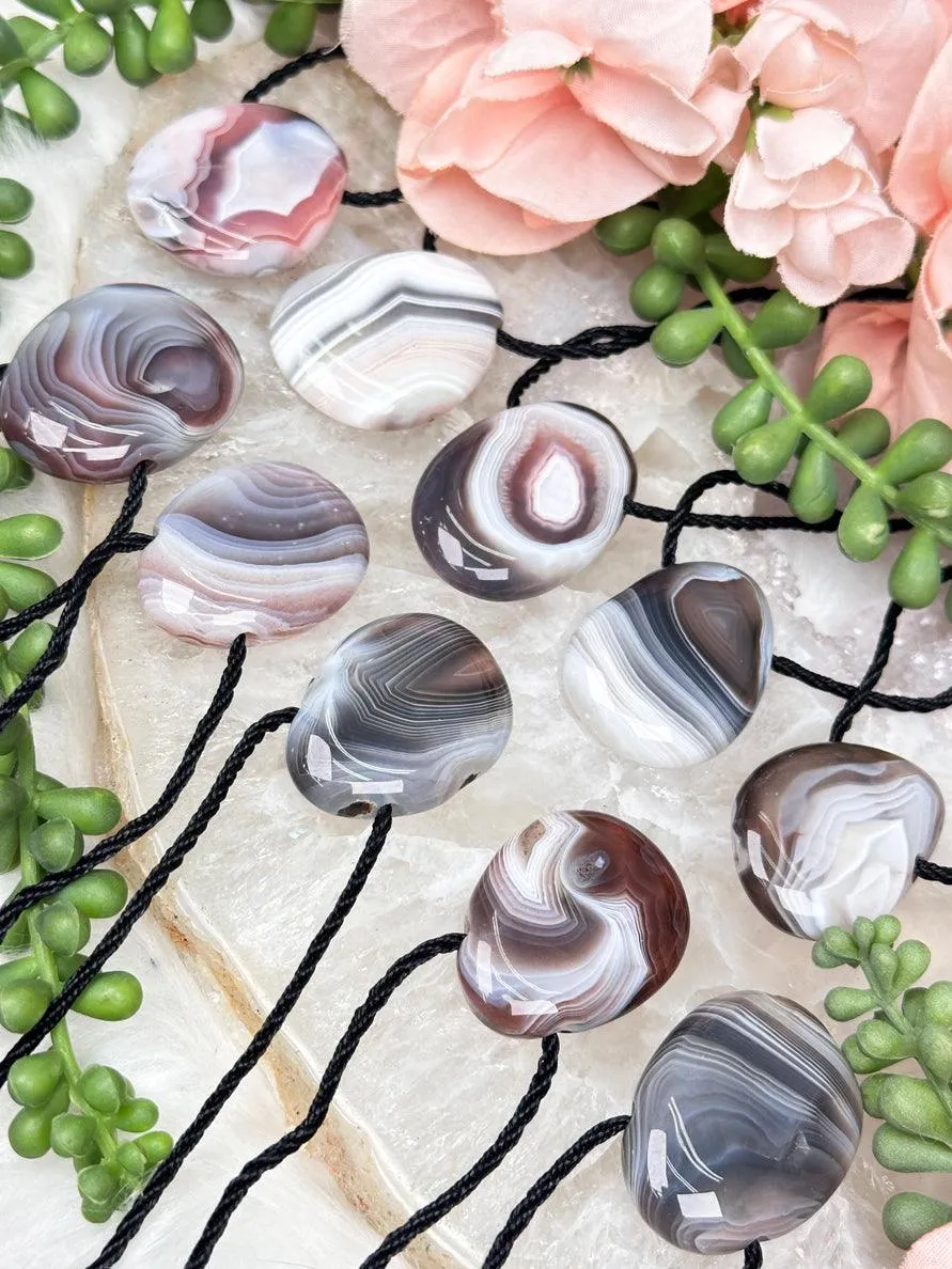 Botswana Agate Pendants