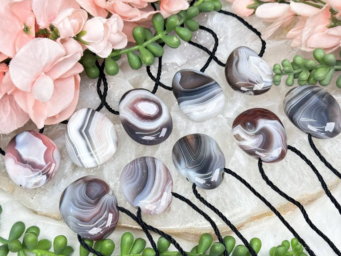 Botswana Agate Pendants