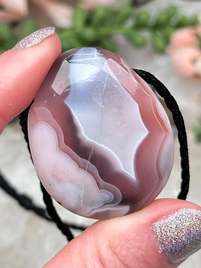 Botswana Agate Pendants