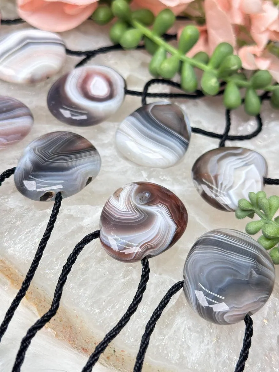 Botswana Agate Pendants