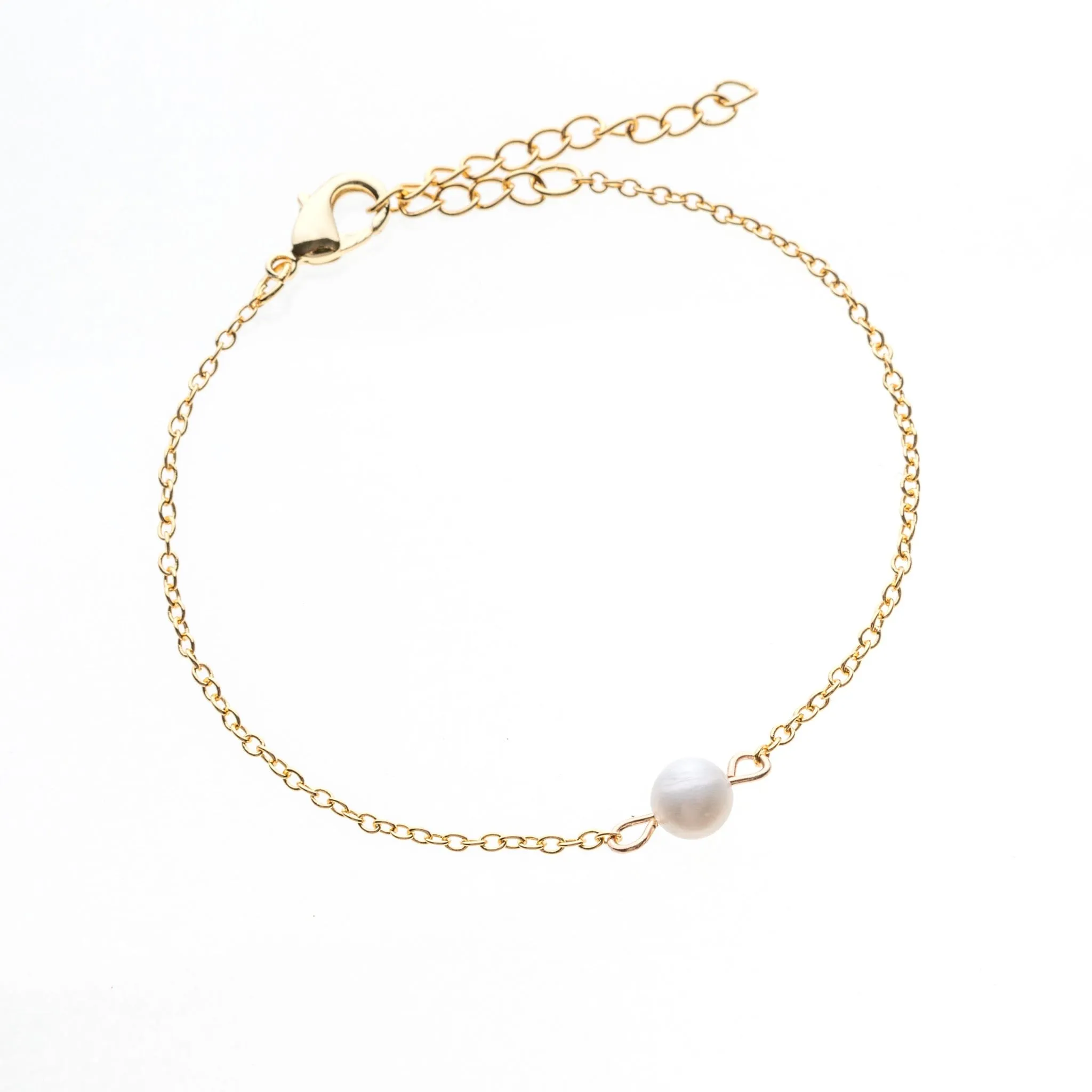 Bridal Single Pearl Bracelet