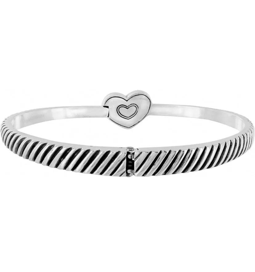 Brighton Celestia Heart Hinged Bangle