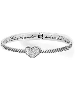 Brighton Celestia Heart Hinged Bangle