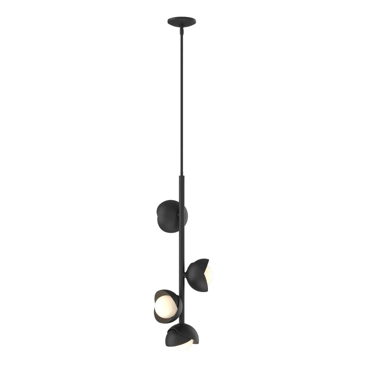 Brooklyn 12 in. 4 lights Pendant Light Black finish