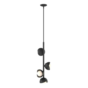 Brooklyn 12 in. 4 lights Pendant Light Black finish