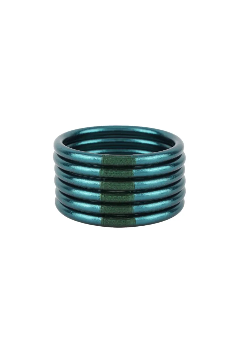 BuDhaGirl:  ALL WEATHER BANGLES® (AWB®) - Plume Teal