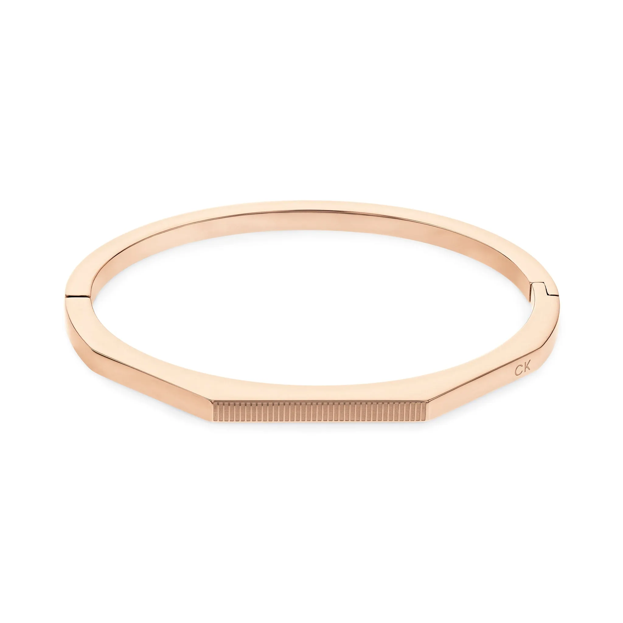 Calvin Klein Jewellery Carnation Gold Steel Women's Hinge Bangle - 35000047