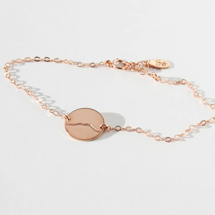 Camel's Hump Disc Bracelet