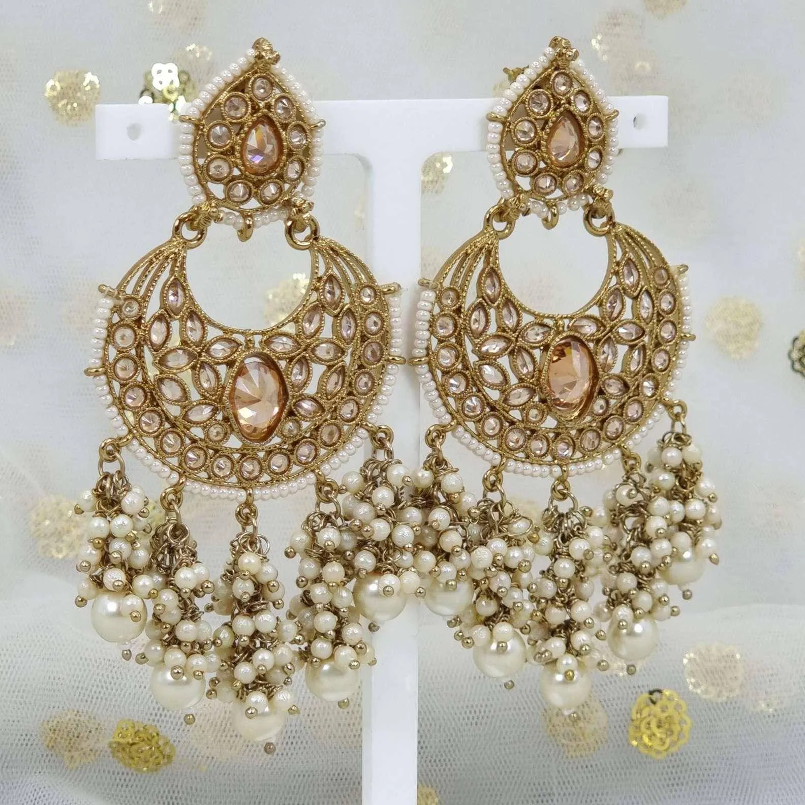 Chaya Bridal Chandelier Earrings