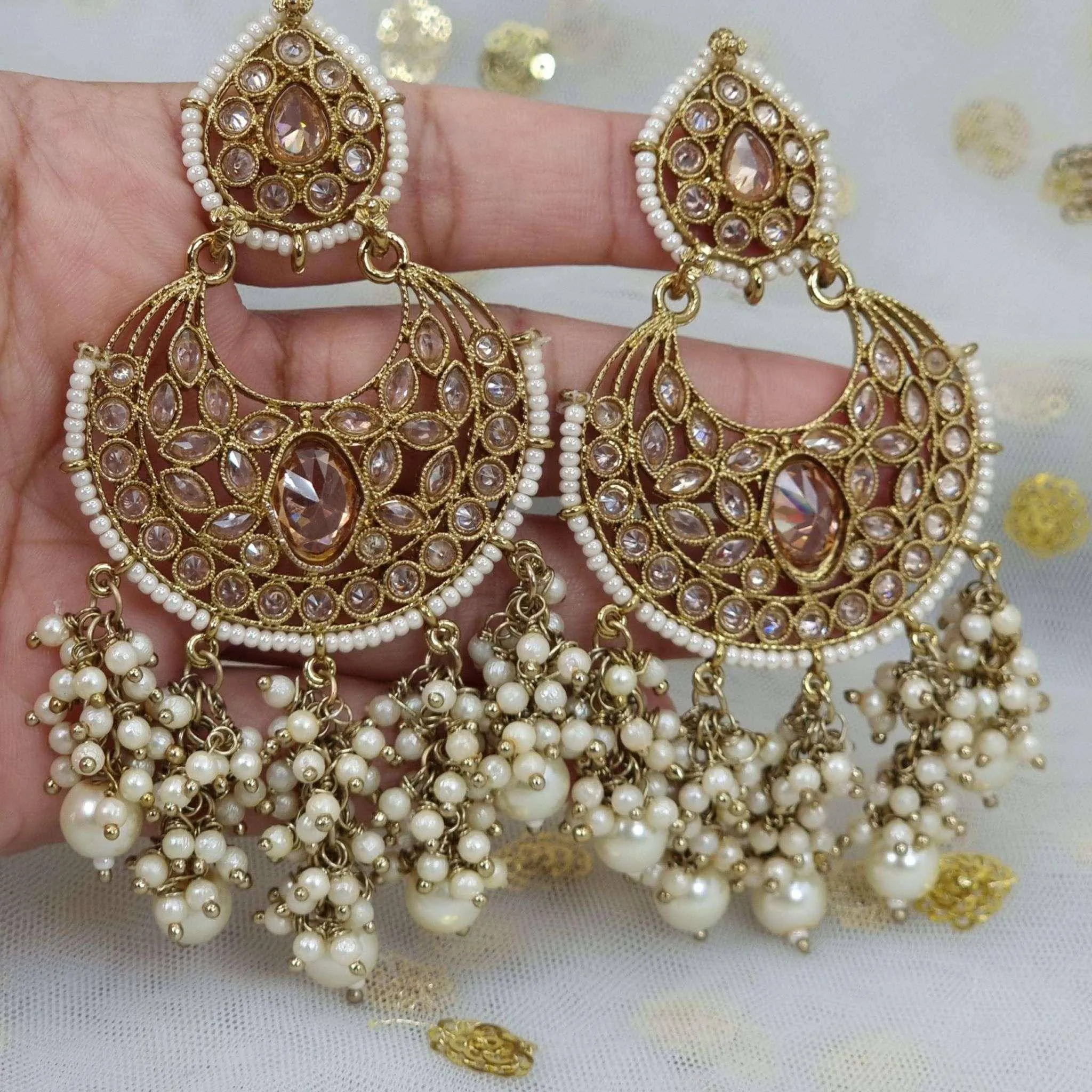 Chaya Bridal Chandelier Earrings