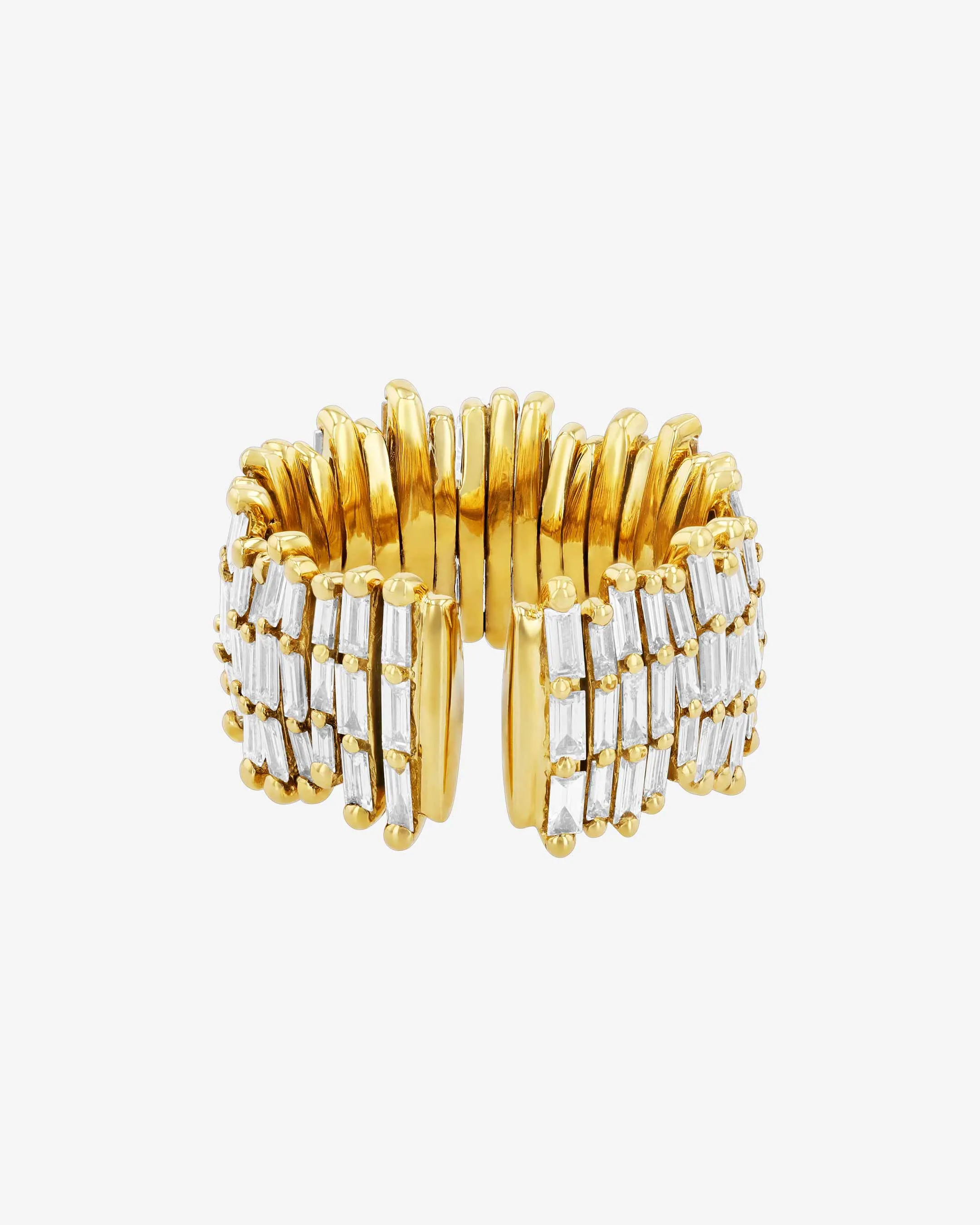 Classic Gold Full Baguette Milli Eternity Band