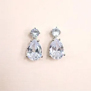 CZ Bridal Earrings