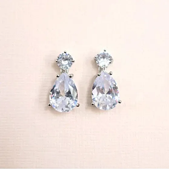 CZ Bridal Earrings