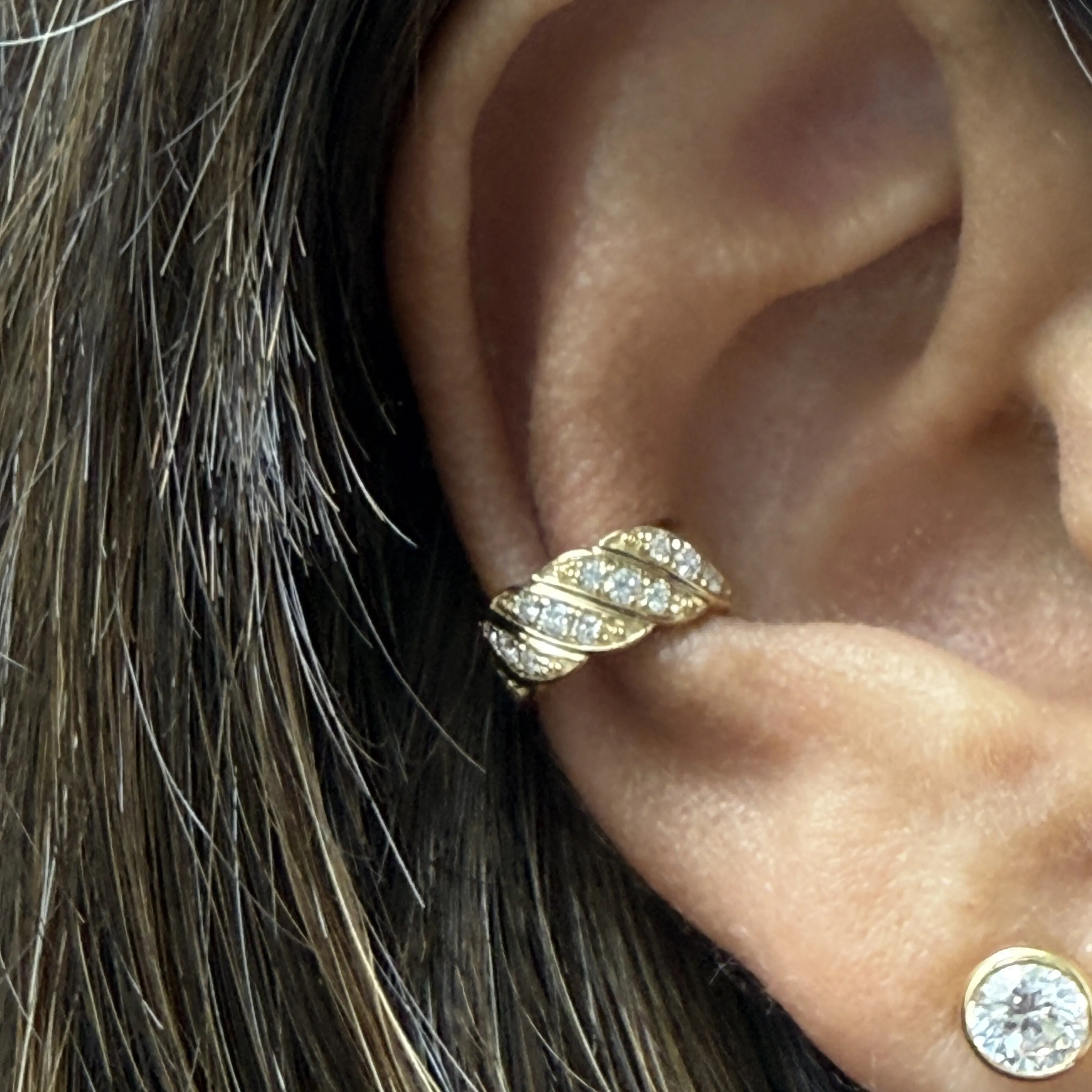 Diamond Ear Cuffs