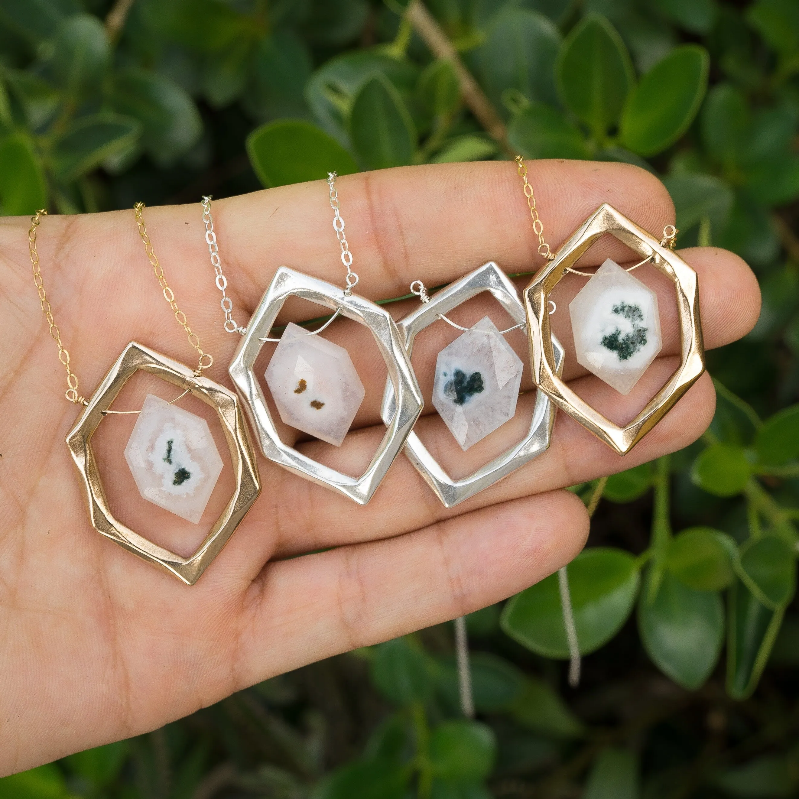 DIAMOND Solar Quartz necklace