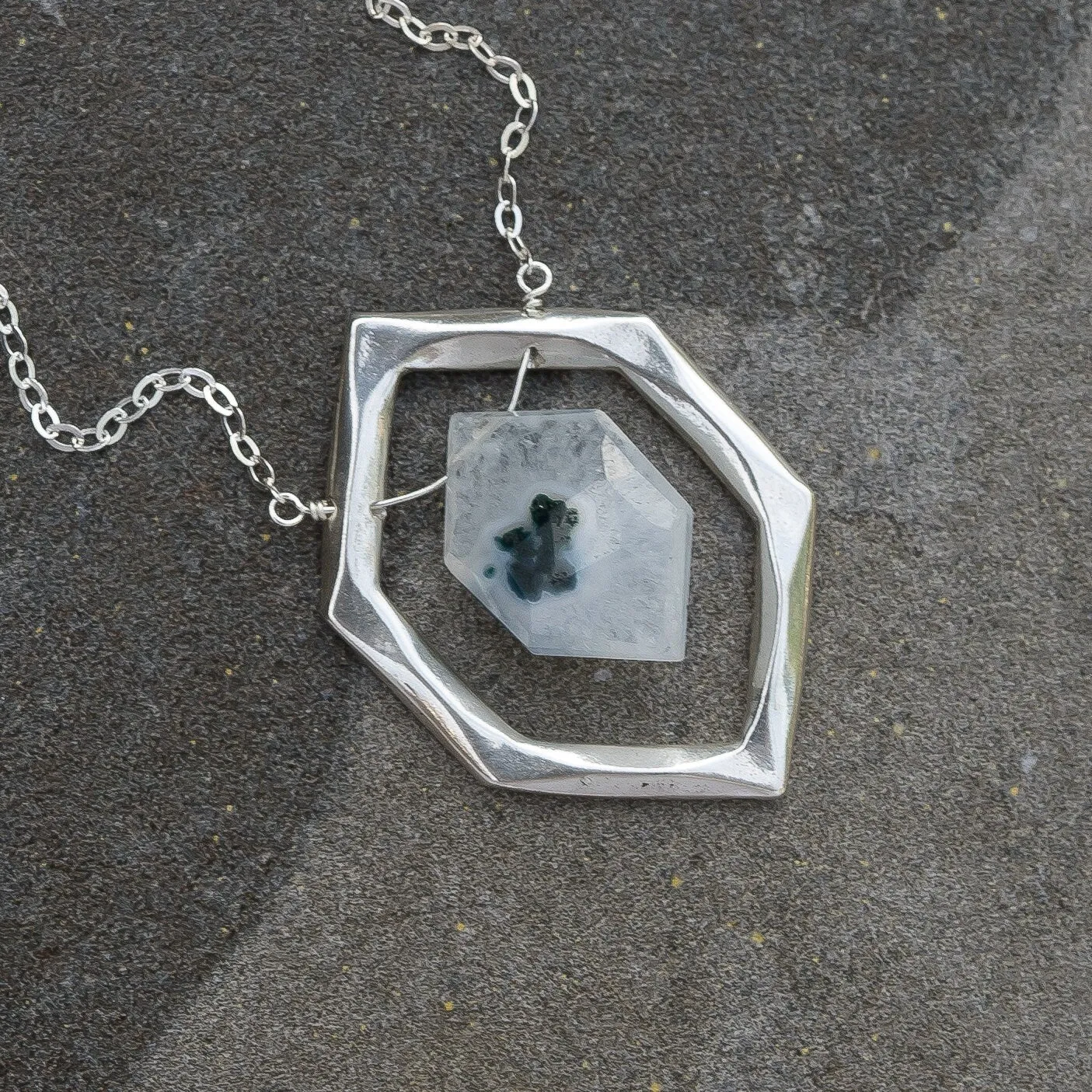 DIAMOND Solar Quartz necklace