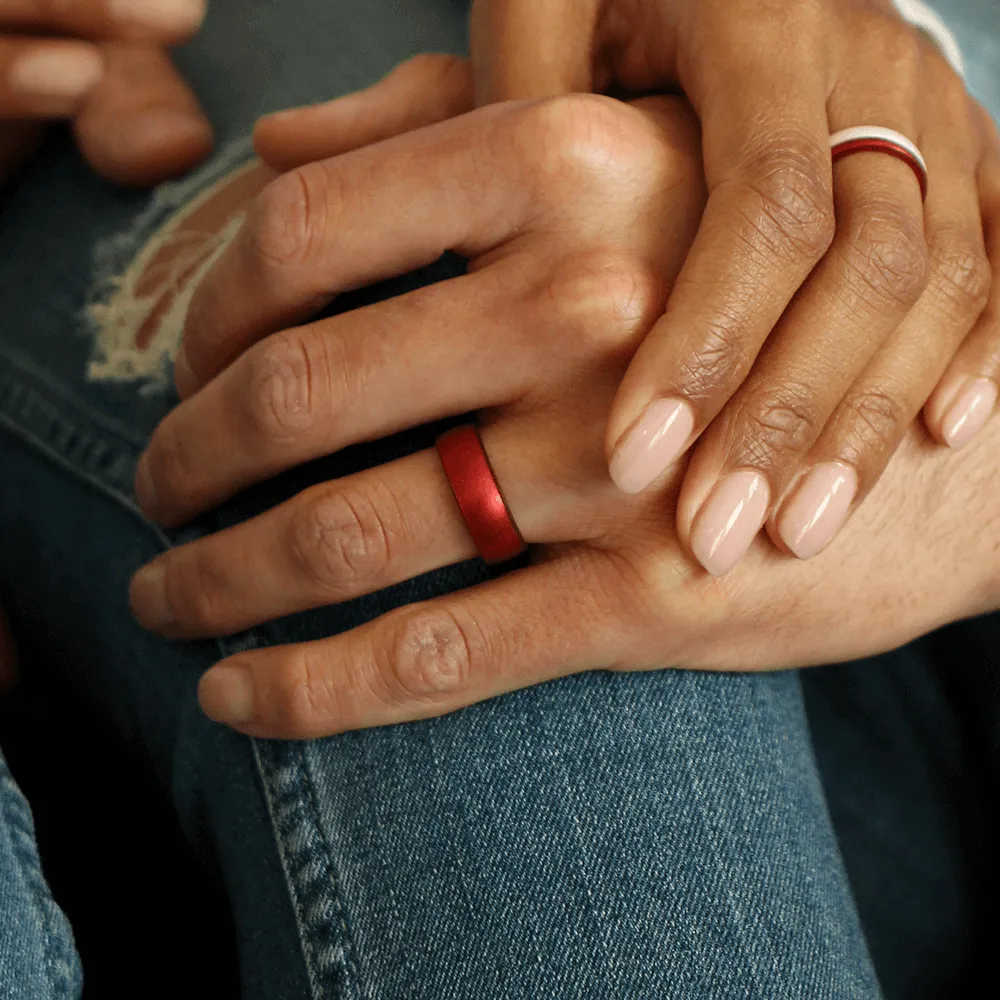 Elements Classic Silicone Ring - Ruby