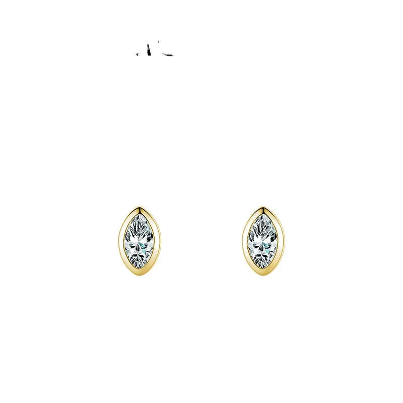 Everyday Genie Sterling Silver Zircon Stud Earrings - Fashion Jewelry