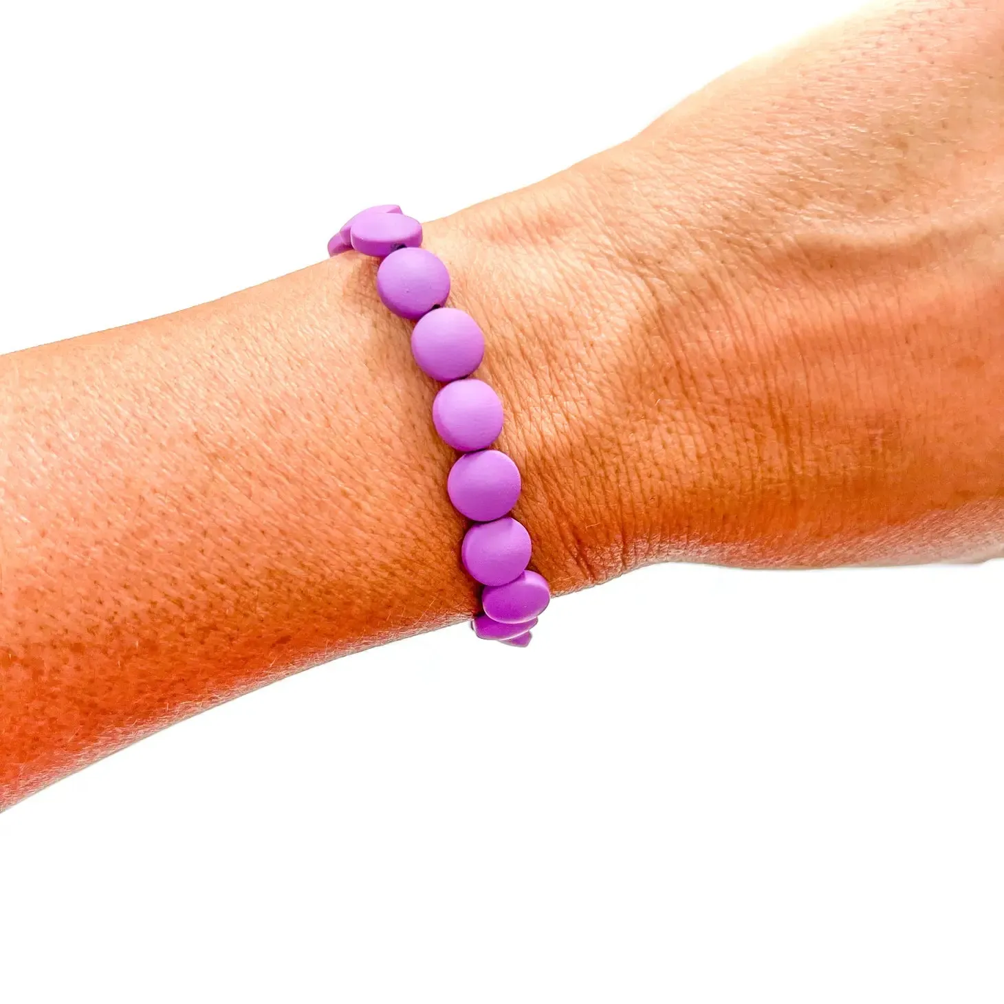 Flat Bead Matte Bracelets