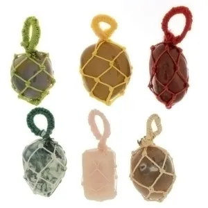 GEMSTONE VARIOUS NUGGET 18 X 25 MM PENDANT (12)