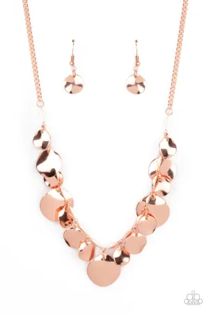 GLISTEN Closely - Copper Necklace