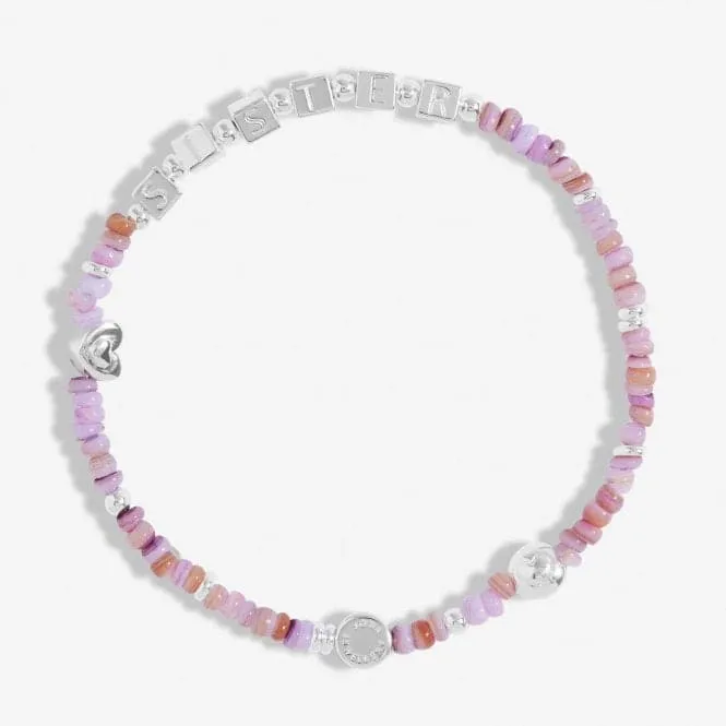 Happy Little Moments Sister Silver Plated 17.5cm Bracelet 7085