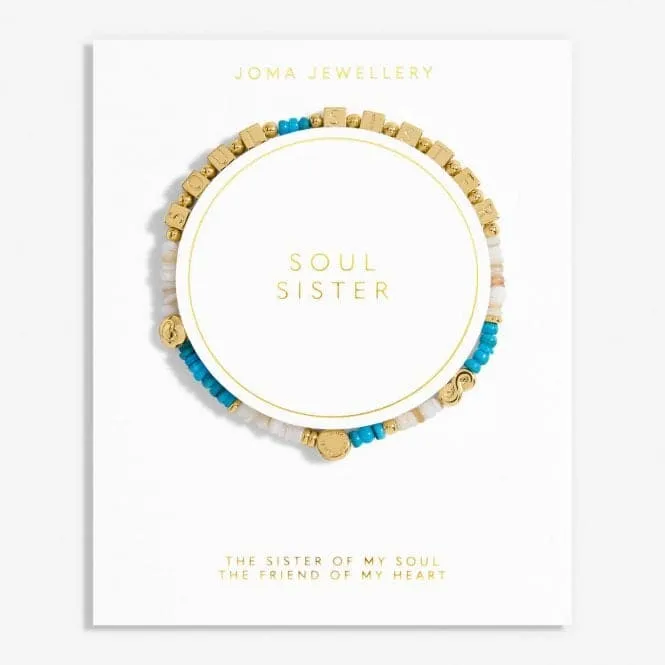 Happy Little Moments Soul Sister Gold Plated 17.5cm Bracelet 7081