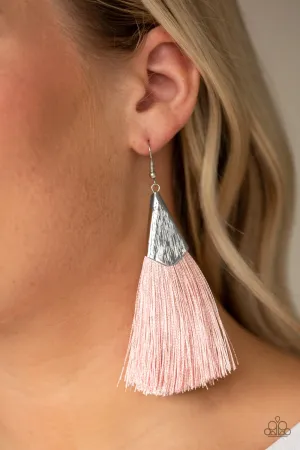 In Full PLUME Pink-Earrings