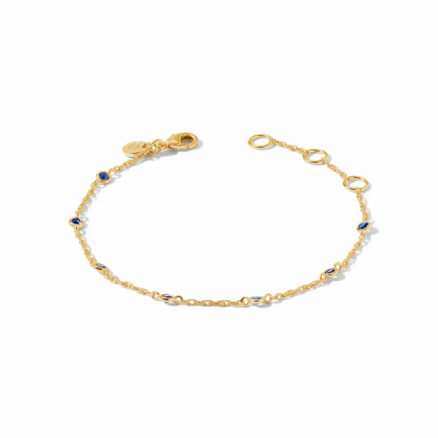 Julie Vos Celeste Delicate Sapphire Blue Bracelet