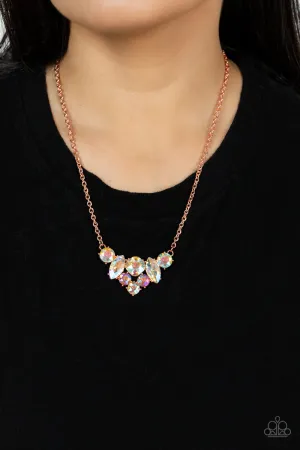 Lavishly Loaded Copper-Necklace