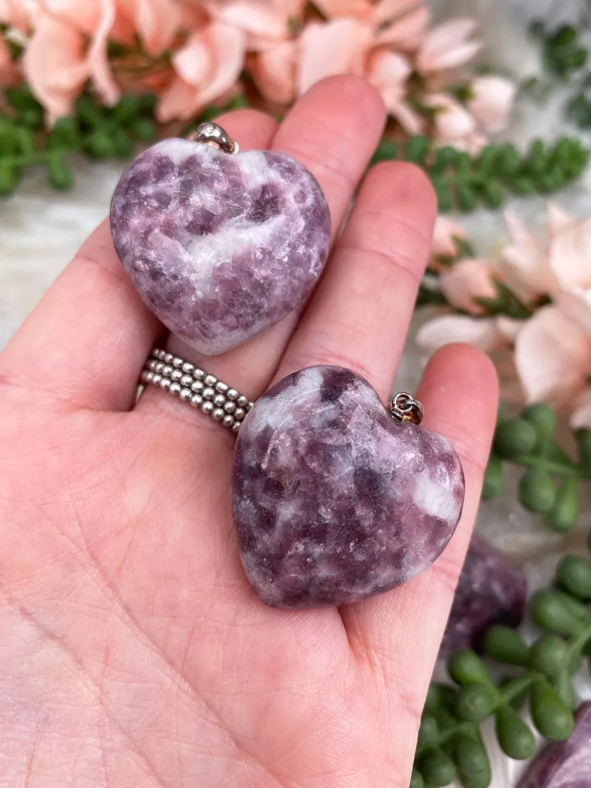 Lepidolite Pendants