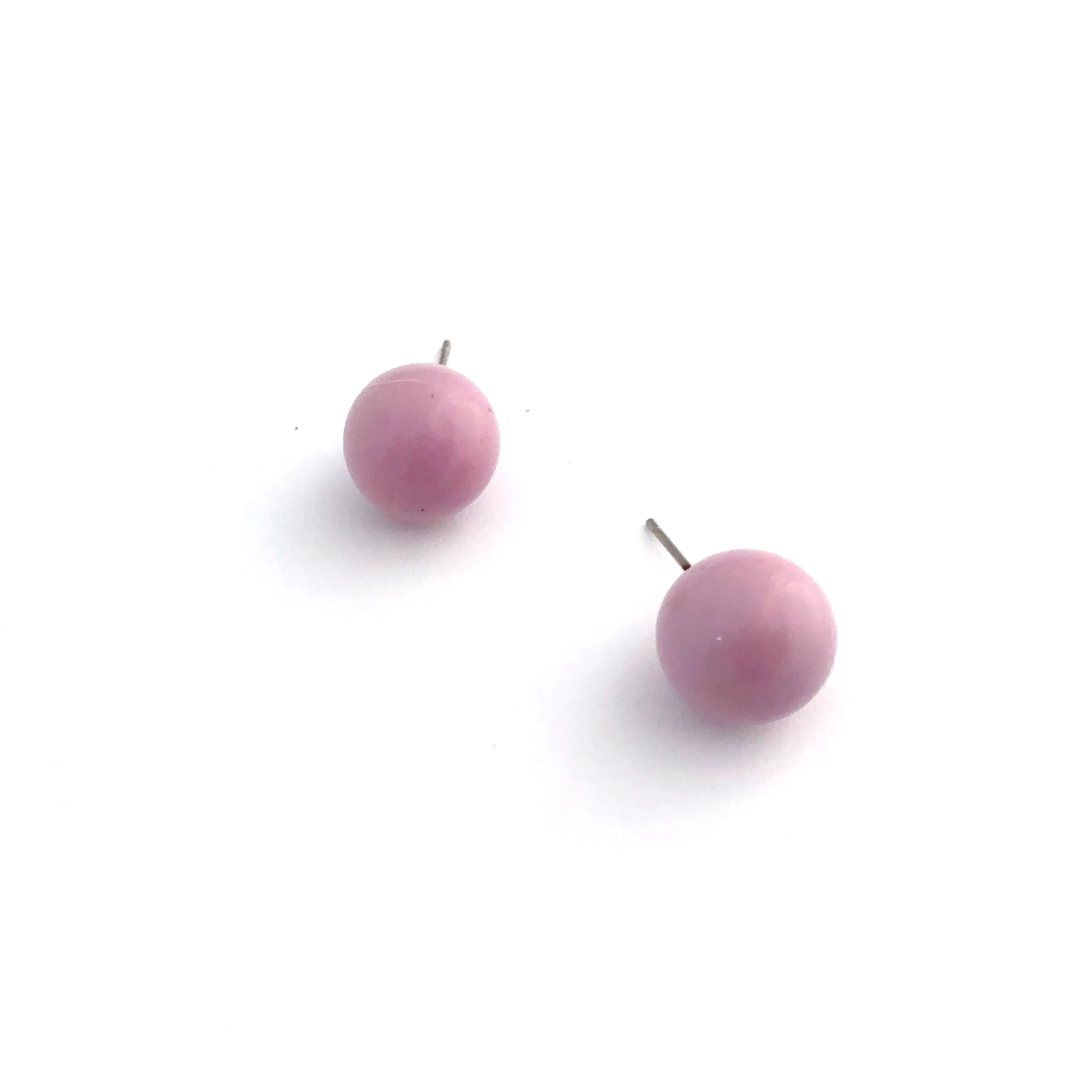 Lilac Ombre' Ball Stud Earrings