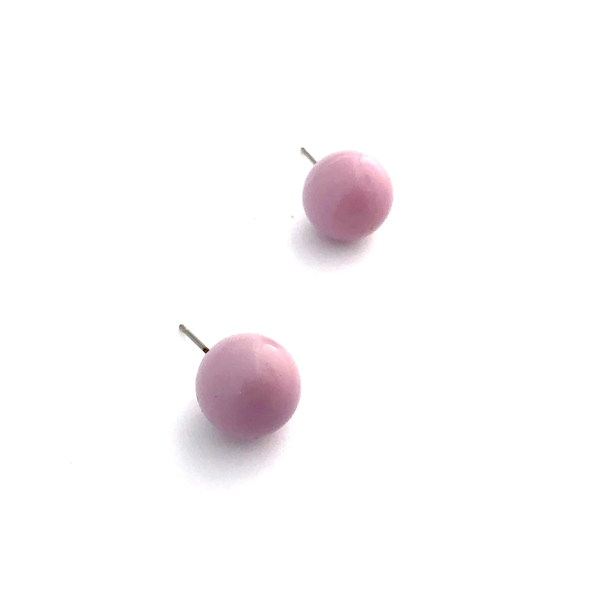 Lilac Ombre' Ball Stud Earrings