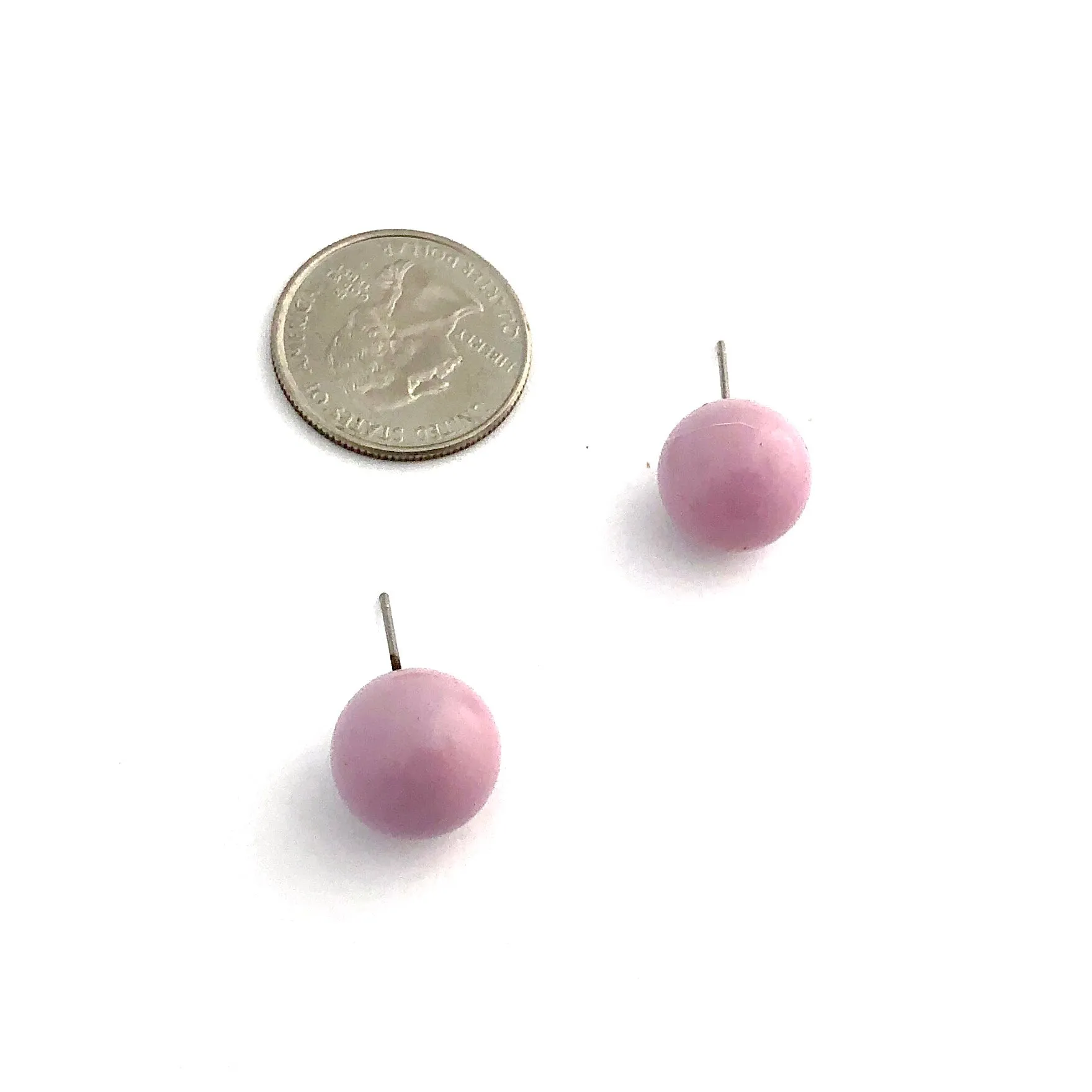 Lilac Ombre' Ball Stud Earrings